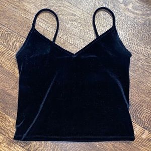 Black tank - velvet